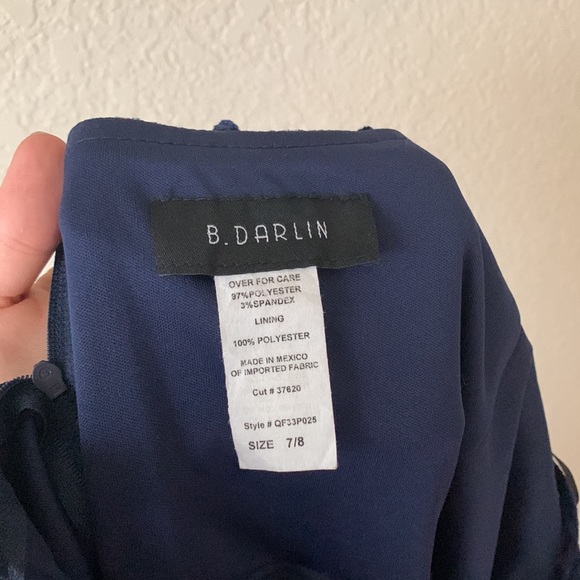 Velvet spaghetti strap dress - Picture 5 of 5